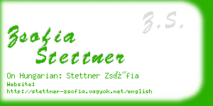 zsofia stettner business card